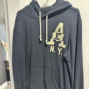Vintage AE Navy Hoodie with Logo